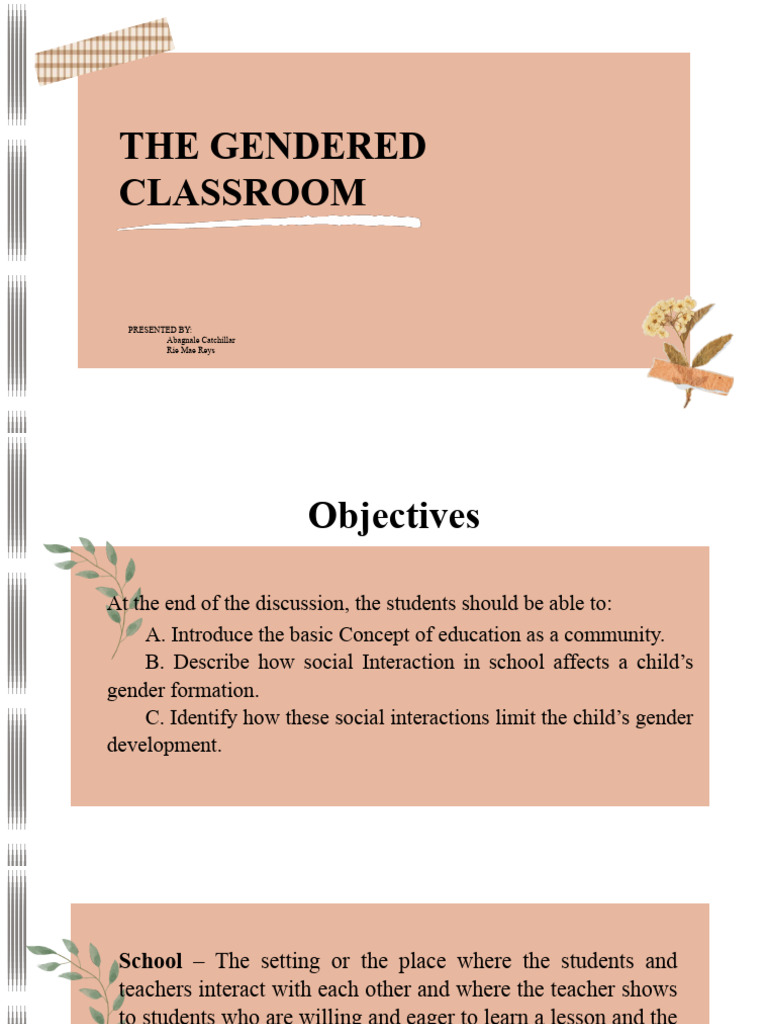 the-gendered-classroom-pdf-socialization-gender-studies