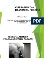 Pengoperasian Dan Pemeliharaan Mesin Fogging