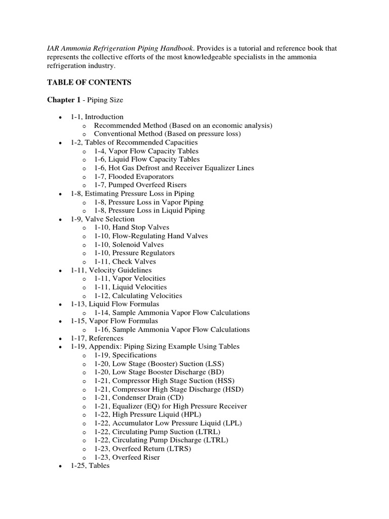 IIAR Ammonia Refrigeration Piping Handbook PDF Welding Construction