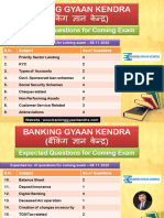 Questios For Coming Exam