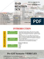 GST On Road Transportation & Logistics
