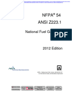 NFPA54 Pressure Test