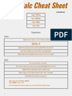 Dose Calc Cheat Sheet