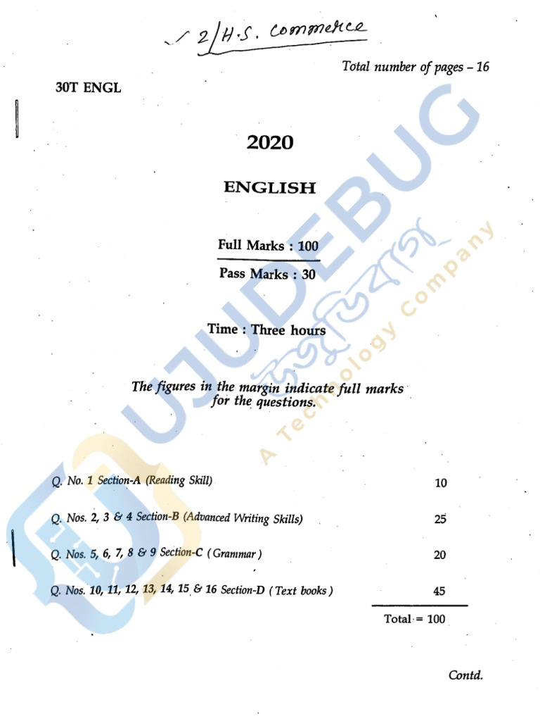 English 2020 Pdf