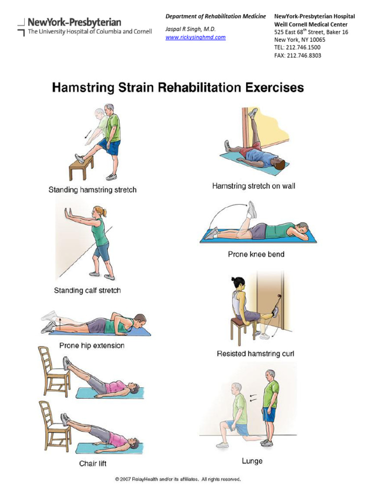 Hamstring Strain | PDF | Foot | Knee