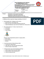 Soal PAS 1 KELAS 2 TEMA 4 TH 2021-2022