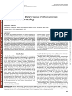 New Insight Into The Dietary Cause of Atherosclerosis