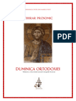 Duminica Ortodoxiei - Stihiri Prosomice