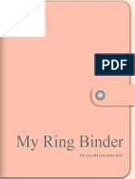 Pastel Colors Ring Binder SlidesMania