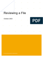 Reviewing A File