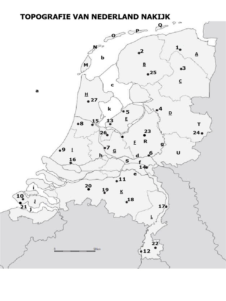 TOPOGRAFIE VAN NEDERLAND Klas 2 NAKIJK 1920-1 | PDF