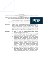 Rpermen Peraturan Pelaksana Sedimentasi (20 Juni 2023)