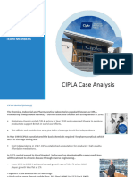 Cipla Case Study ATSC MBA PGDM Project