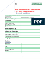 Modèle Dossier de Candidature - Business Plan Appui À La Pré-Création VF