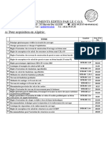 Liste Des Documents Edites Par Le C.G.S.: : Rue Kaddour Rahim BP: 252 Hussein-Dey ALGER E-Mail: Fax: (021) 49.55.36