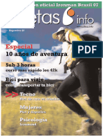 Revista Atletas Info - Magazine #1 (Ironman Brazil, Entrenamiento, Nutricion, Tips, Carreras, Running, Triatlon, Aventura, Triathlon)