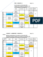 Licence 1 A Semestre 1 Groupe 1-2: Periode