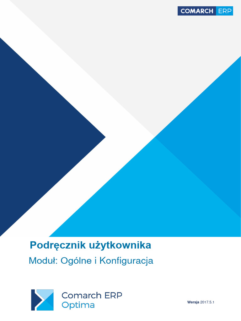Comarch Erp Optima Ogolne I Konfiguracja Pdf
