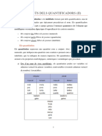 Forma I Ús Dels Quantificadors - 2 - Quantitatius