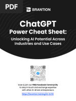 ChatGPT Power Sheet