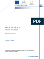MS Access2010 Učebnice