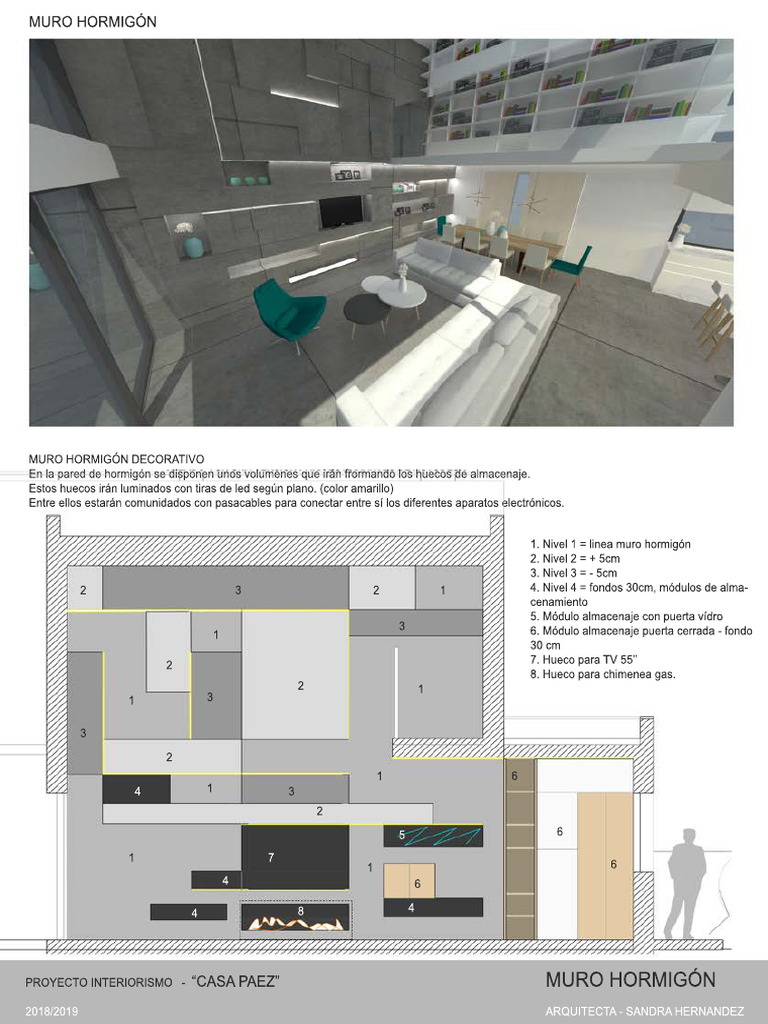 Proyecto Interiorismo Casa Paez | PDF