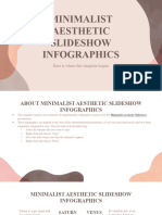 Minimalist Aesthetic Slideshow Infographics
