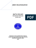 Dokumen Kelengkapan Mata Kuliah Keuangan Negara
