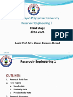 Reservoir Engineering I Lecture 2 & 3