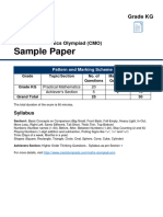 CMO Sample Paper For Class 0