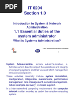 System Network Administration 1 Introduction PDF