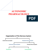 Review of Autonomic Pharmacology
