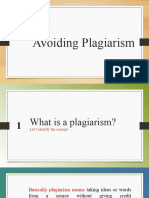Avoiding plagiarism (Автосохраненный)