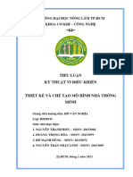 Tiểu Luận Kỹ Thuật Vi Điều Khiển: Trường Đại Học Nông Lâm Tp.Hcm Khoa Cơ Khí - Công Nghệ