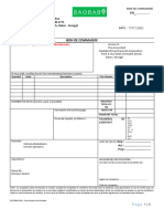 2023.05.18 Bon de Commande Purchase Order N°......