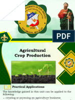 Unit 1 Agricultural Crop Production