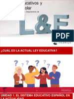 A1.PPT Tema 1 - El Sistema Educativo Español en La Actualidad