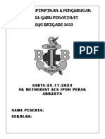 Boys Brigade Booklet
