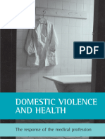 Emma Williamson - Domestic Violence and Health - The Response of The Medical Profession-Policy Press (2000)