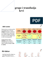 Krvne Grupe I Transfuzija Krvi