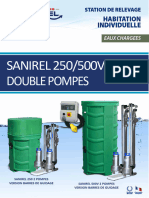 Sanirel 250 500v Double Pompes Barre de Guidage Brochure