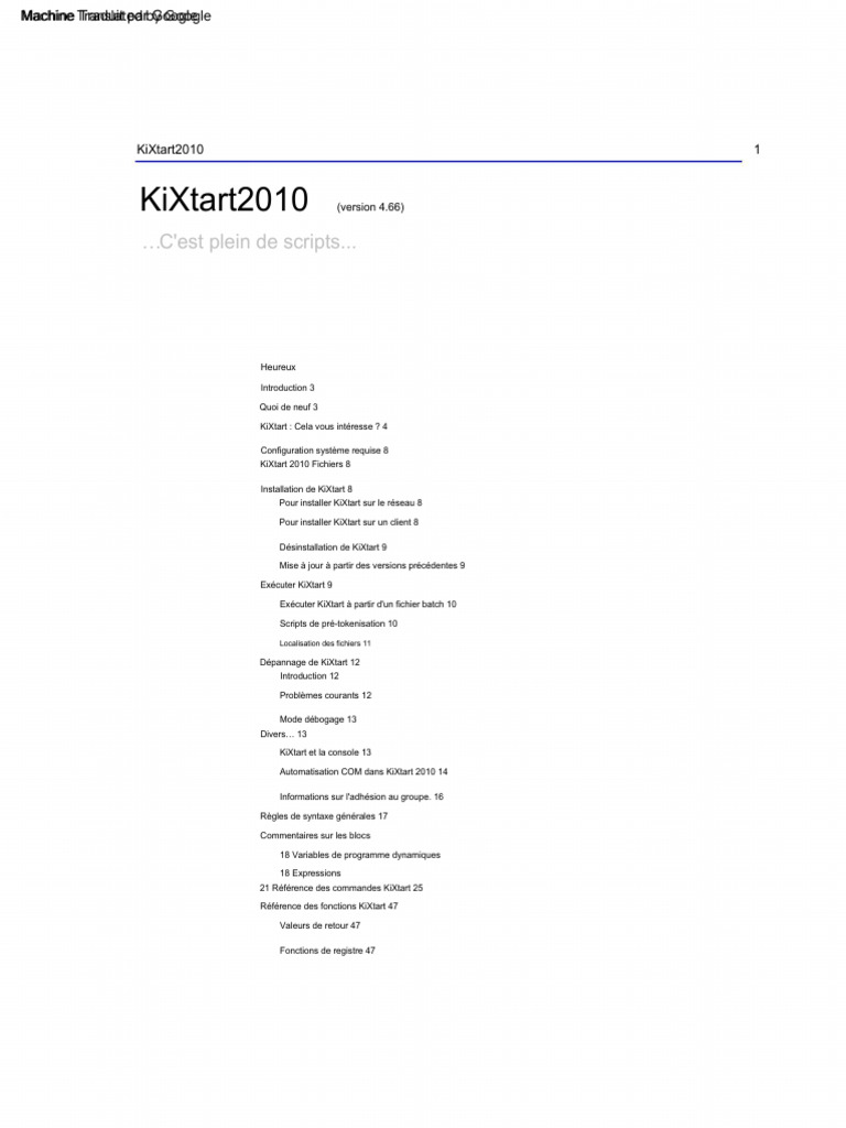 Kix 2010 | PDF | Microsoft Windows | Modèle d'objet composant
