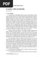 O que é Filosofia (Evandro)