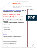 11 Design of Steel Structures MCQs and Answers 2023