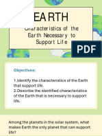 Characteristics of Earth