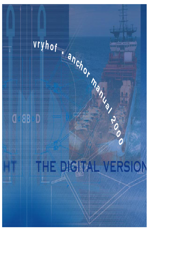 Anchor Manual | PDF | Anchor | Deep Foundation