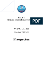 Felet Vietnam International Series 2023 Tournaments Prospectus