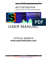 Spectralissime UserManual