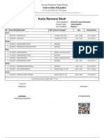 Kartu Rencana Studi: Universitas Ekasakti