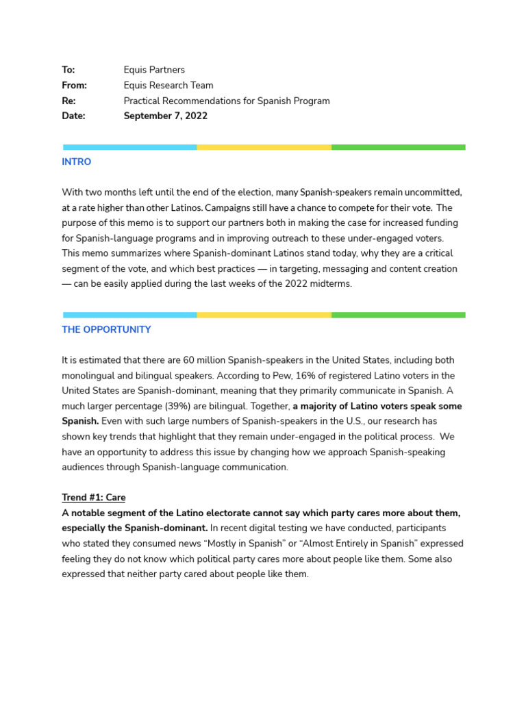 Practical for Spanish Program PDF Spanish Language Hispanic And Latino